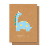 DINOSAUR BIRTHDAY CARD