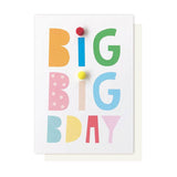 BIG BIRTHDAY POM POM CARD