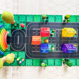 Learn & Grow Magnetic Tile Topper - Road Pack (40 Piece)