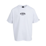 College Tee (Size 8-16) - WHITE