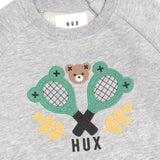 Tennis Hux Sweatshirt - Grey Marle