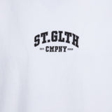 College Tee (Size 8-16) - WHITE