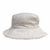 Mushroom Frayed Bucket Hat